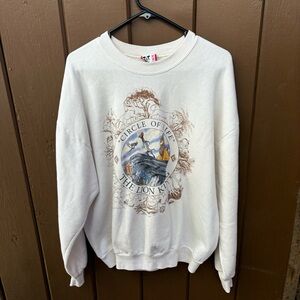 Vintage The Lion King Circle Of Life Disney Crewneck Sweatshirt  XL 90s Unisex